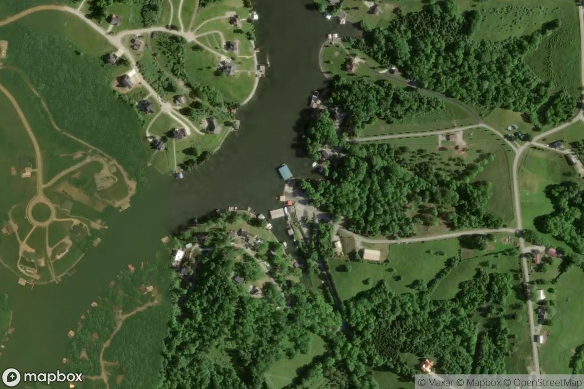 Satellite view of Williamstown Lake Marina