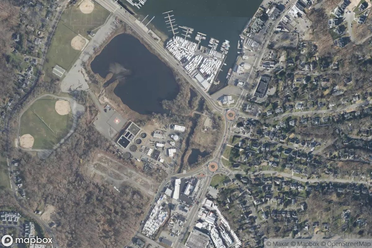 Satellite view of Willis Marine