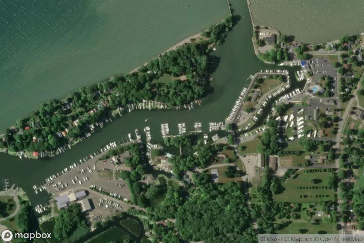 Satellite view of Wilson Harbor