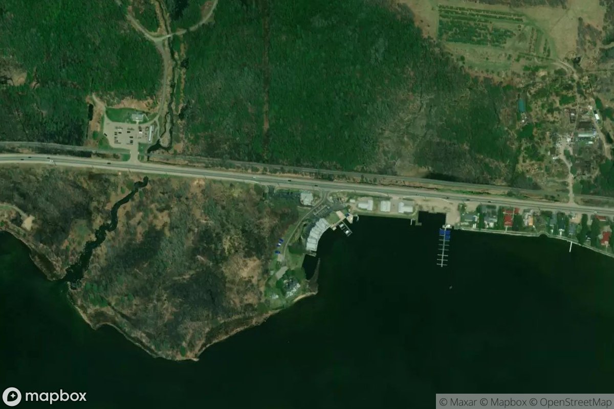 Satellite view of Windjammer Marina