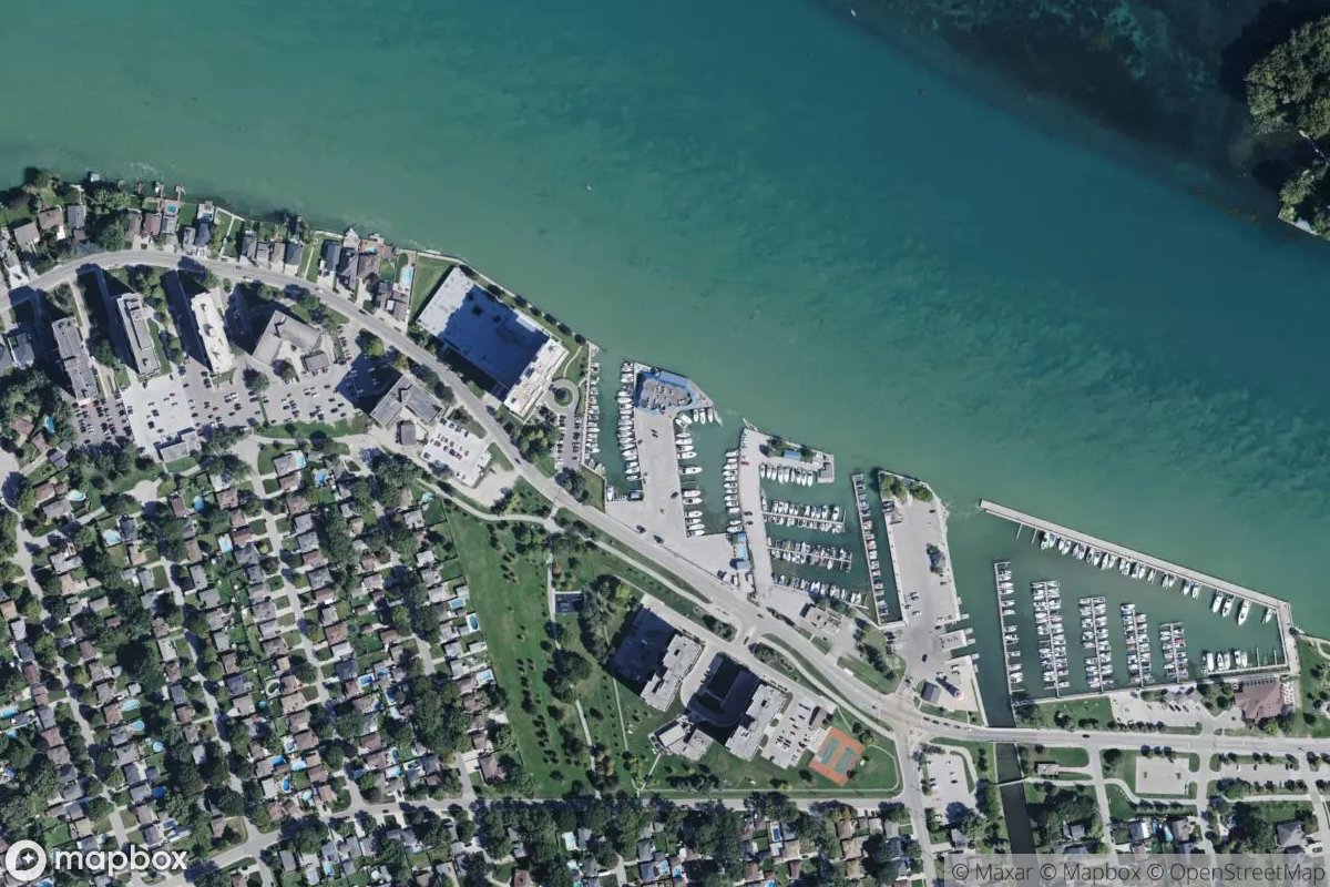 Satellite view of Windsor Yacht Club