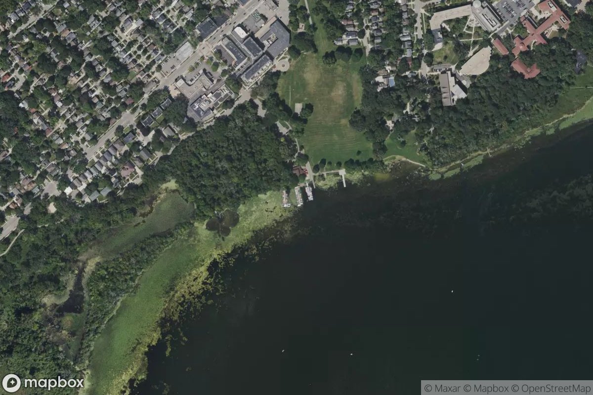 Satellite view of Wingra Marina