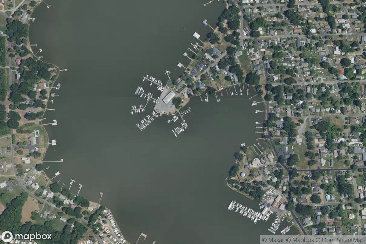 Satellite view of Winkie Doodle Point Marina
