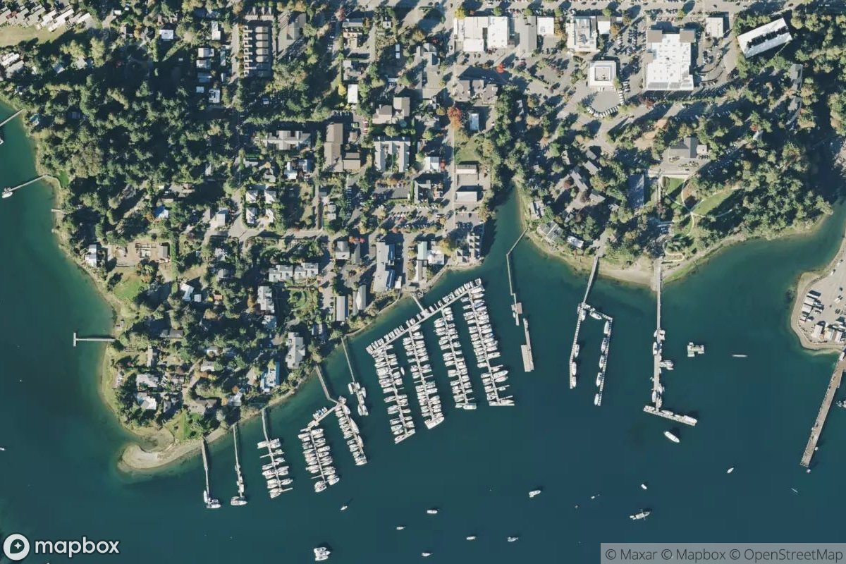 Satellite view of Winslow Wharf Marina