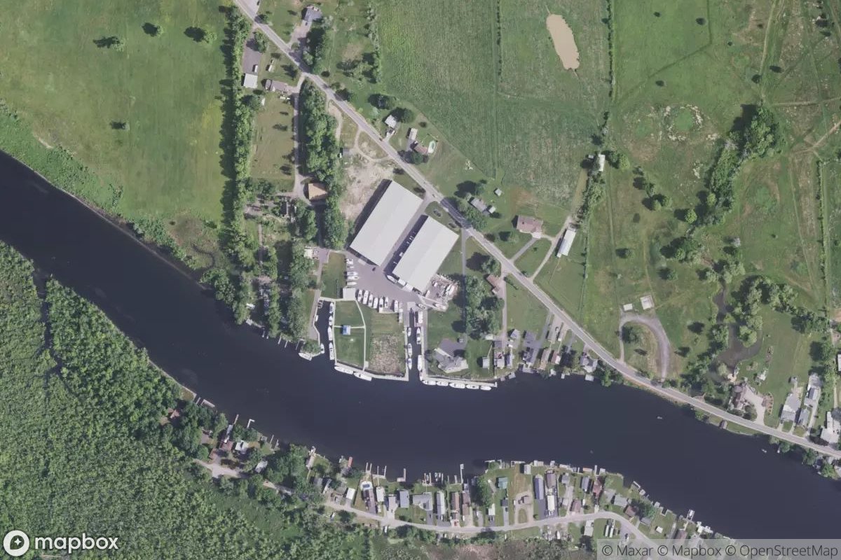 Satellite view of Winter Harbor Marina