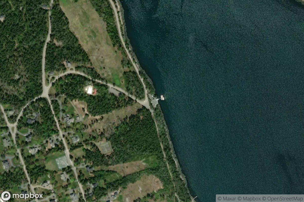 Satellite view of Winter Harbor Yacht Club
