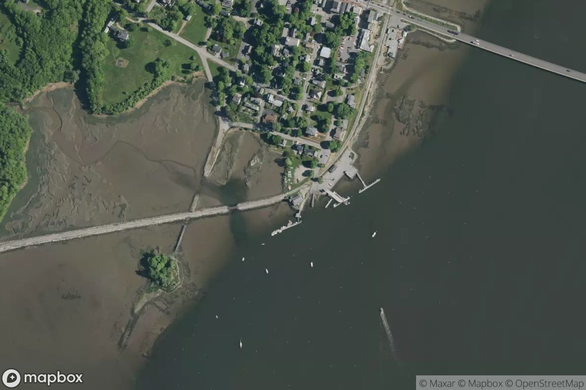 Satellite view of Wiscasset Yacht Club
