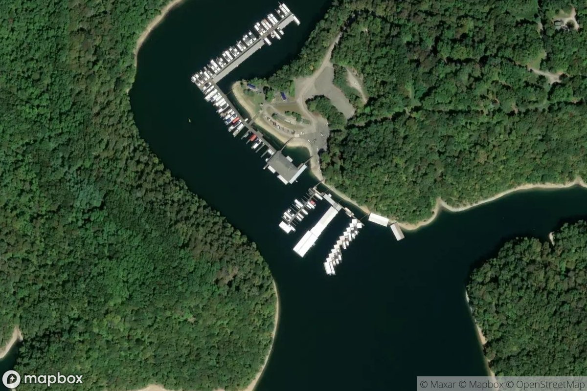 Satellite view of Wisdom Dock