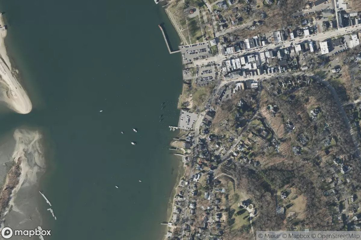 Satellite view of Woodbine Marina