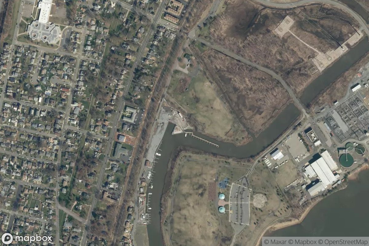 Satellite view of Woodbridge Township Marina