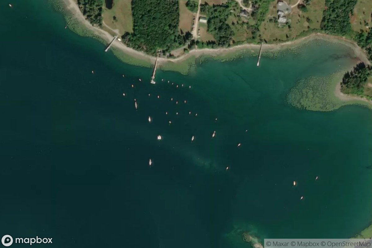 Satellite view of Wooden Boat School Moorings
