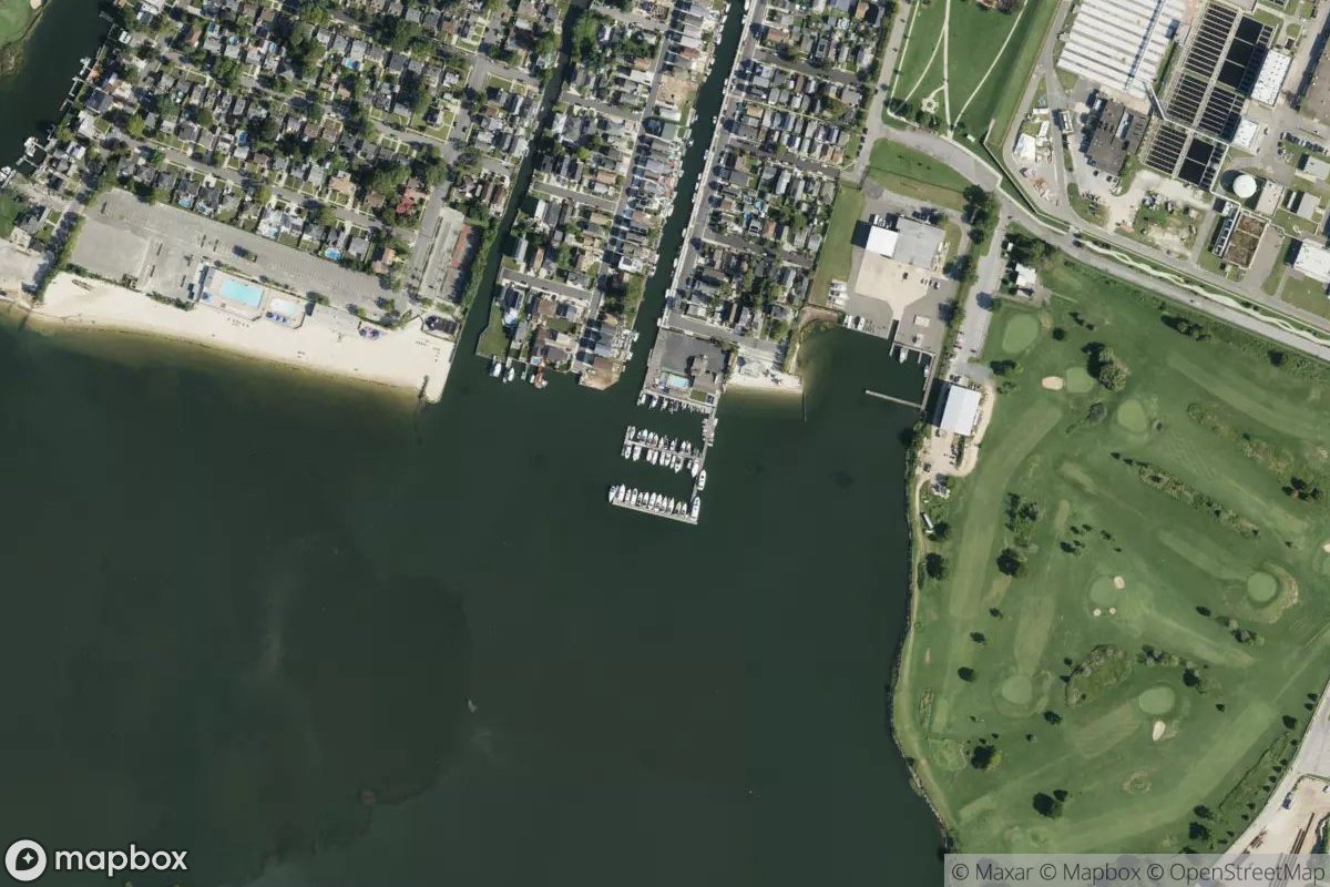 Satellite view of Woodmere Bay Yacht Club