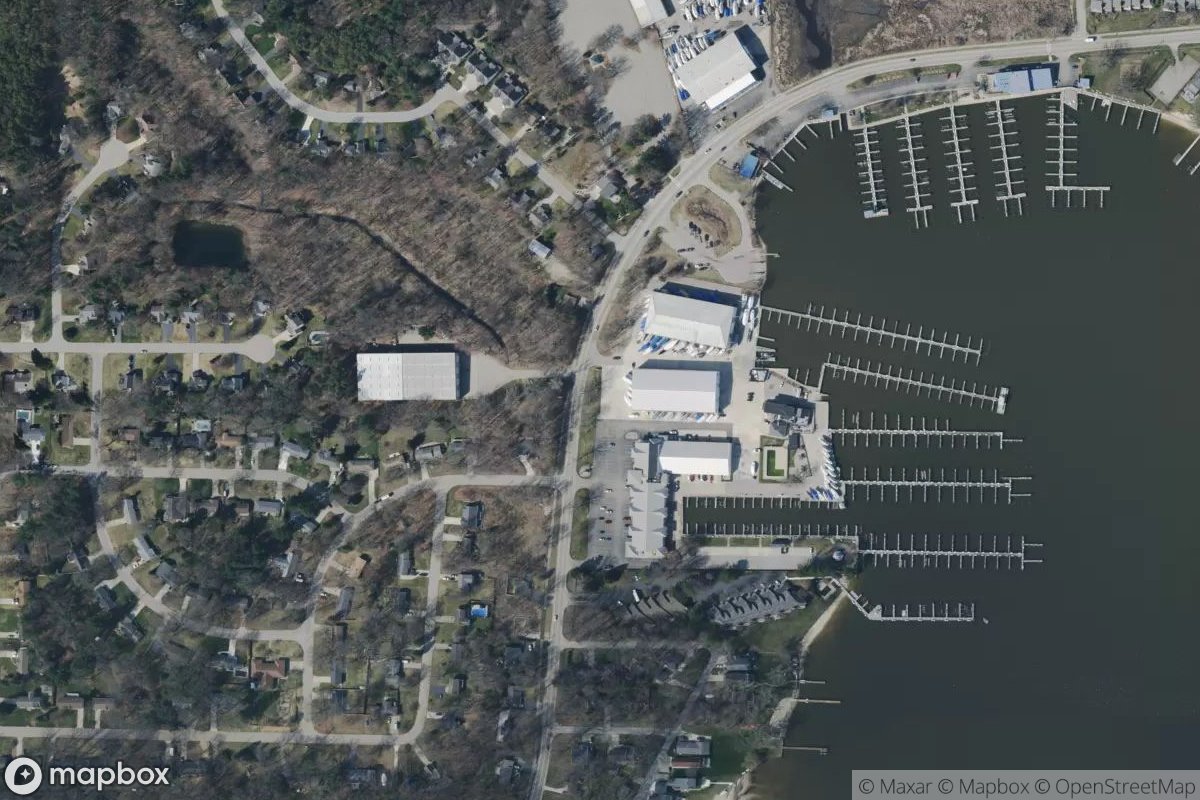 Satellite view of Yacht Basin Marina