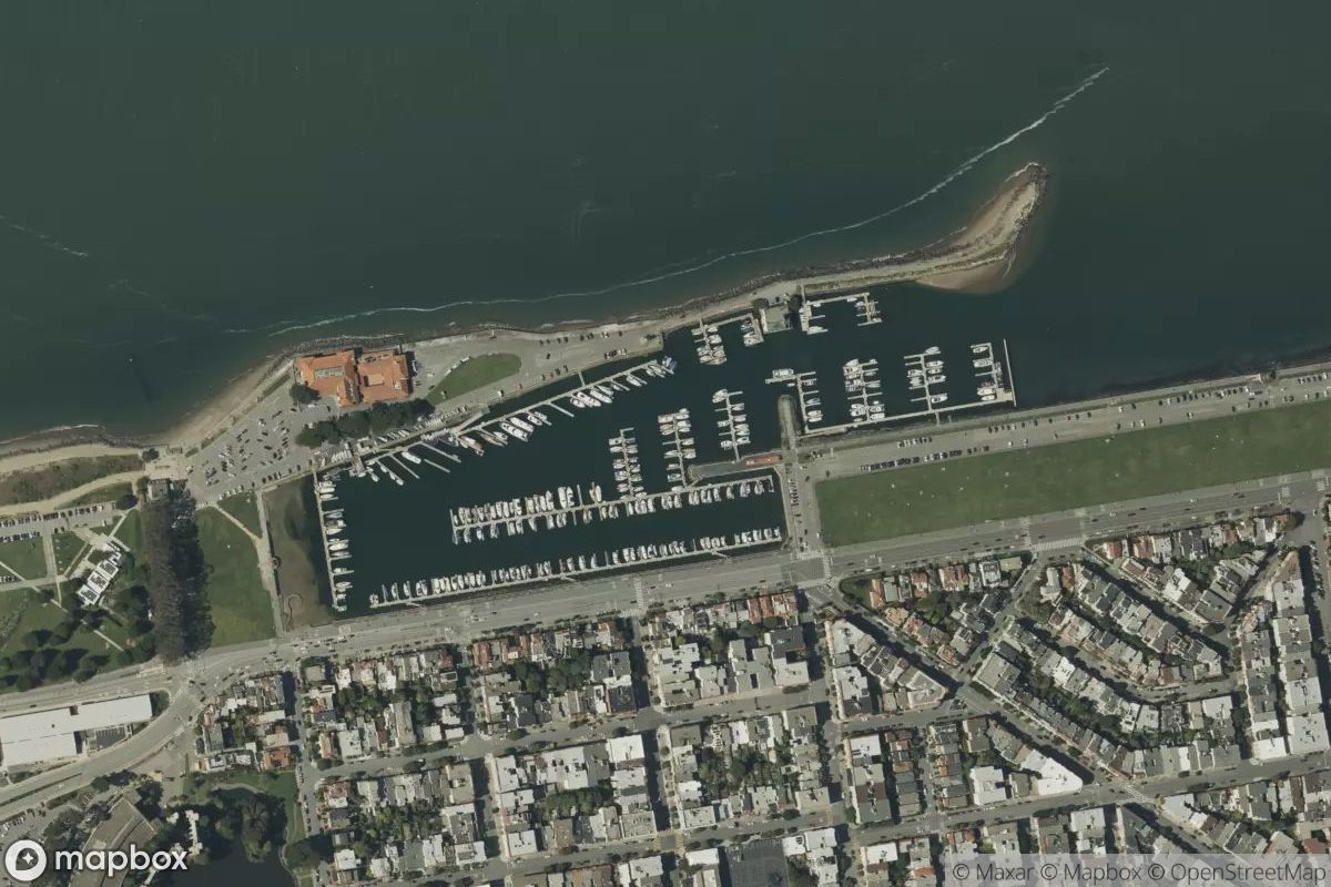 Satellite view of Yacht Harbor