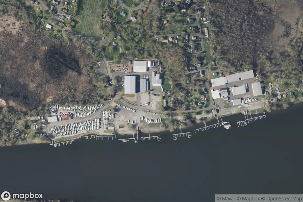 Satellite view of Yankee Boat Yard & Marina
