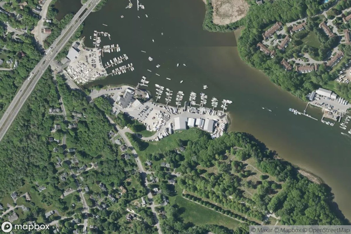 Satellite view of Yankee Marina